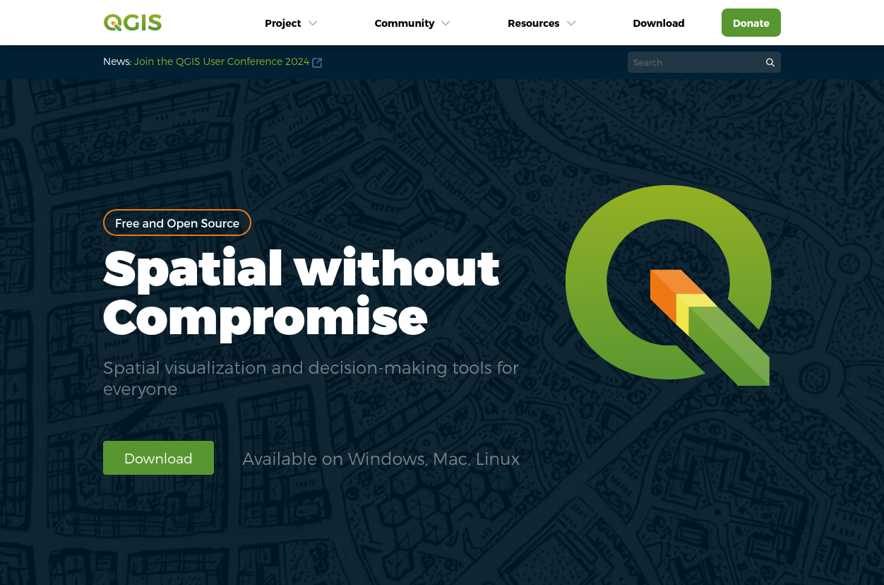 Introducing the new QGIS.org website