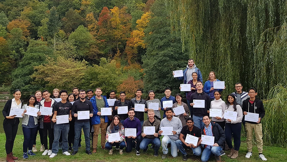 Students with certificate