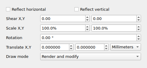 QgsTransformWidget