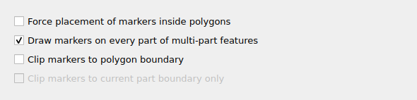 QgsCentroidFillSymbolLayerWidget in a default state