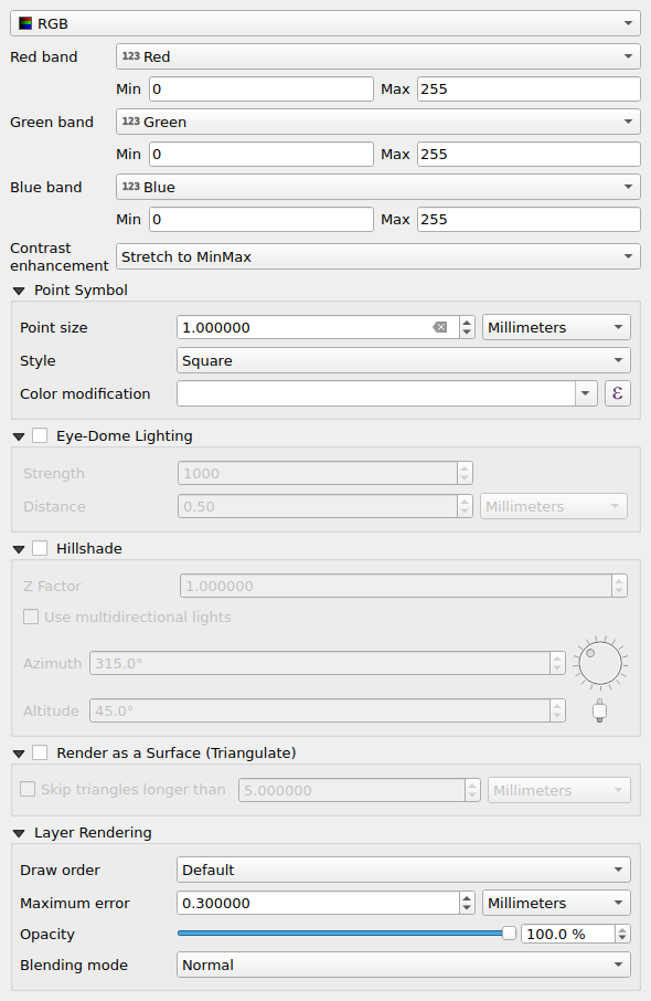 QgsPointCloudRendererPropertiesWidget